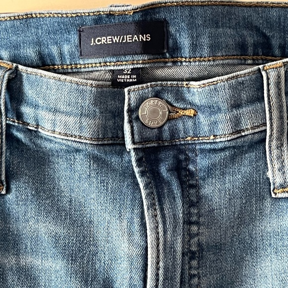 J. Crew Vintage Straight Distressed Medium Wash Jeans Size 32 - Picture 2 of 8